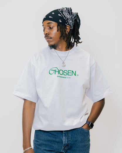 CHOSEN WHITE TEE